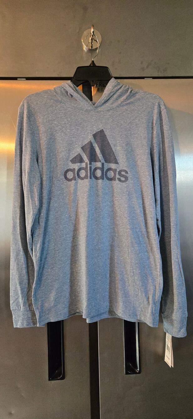Adidas Boys' Size XL 16/18 Long Sleeve Pullover Shirt NWT Navy